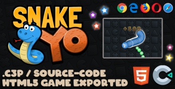 Snake YO HTML5 Game - With Construct 3 File