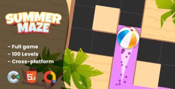 Summer Maze - HTML5 Game | Construct 3