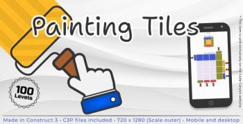 Tile painting - HTML5 Puzzle game