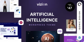 Vizion 4.0 - Artificial Intelligence AI WordPress Theme