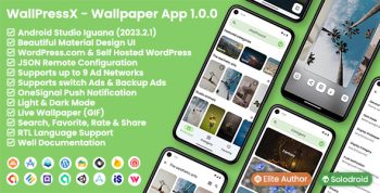 WallPressX - WordPress Wallpaper App - WordPress API - One Post for Multiple Wallpapers