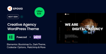 Xpovio - Creative Digital Agency WordPress Theme