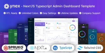 Ynex - Nextjs Typescript Tailwind Admin Dashboard Template