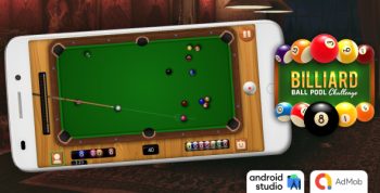Billiard Ball Pool Challenge - Billiard Game Android Studio Project + AdMob Ads + Ready to Publish