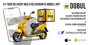 Dobul - Fully Functional Food Delivery Mobile Application for iOS & Android