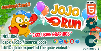 JoJo Run HTML5 Game - Construct 2 & 3 Source-code