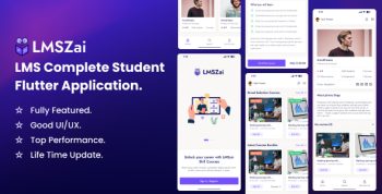 LMSZAI Mobile App - Learning Management App | Flutter App