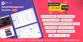 Onest Schooled - School Management System Laravel Script