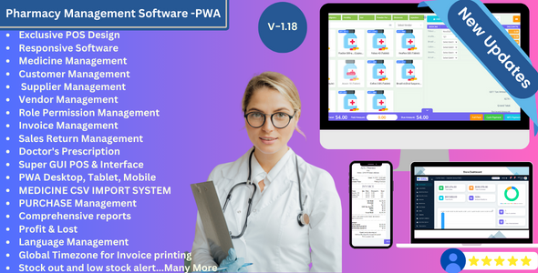 Pharmacy Management Software -PWA – Gplcode.Net