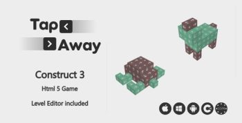 Tap Away - HTML5 Game (Construct 3)