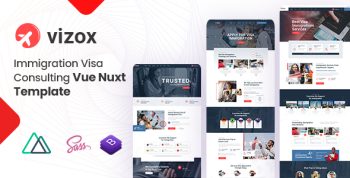 Vizox - Visa & Immigrations Vue Nuxt Template