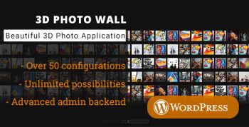 3D Photo Wall - WordPress Media Plugin