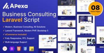 Apexa - Multi-Purpose Business Consulting Laravel Script