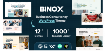 Binox | Multipurpose Business Consulting WordPress Theme