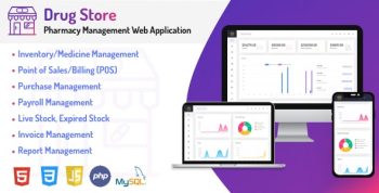 Drug Store - Pharmacy & Billing Management Web Application