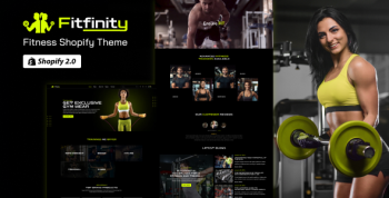 Fitfinity - Fitwear Cloth & Equipments Shopify Theme