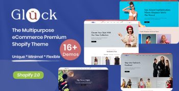 Gluck - Multipurpose eCommerce Shopify 2.0 Theme