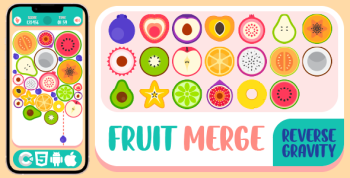 Gravity Fruit Merge - HTML5, Construct 3