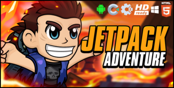 Jetpack Adventure HTML5 Game Construct 2/3