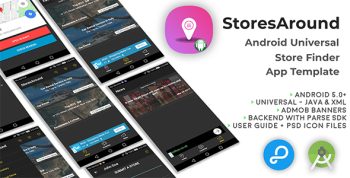 StoresAround | Android Universal Store Finder App Template