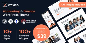 Wexico – Accounting & Finance WordPress Theme