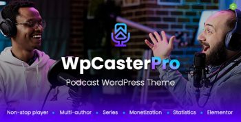 WpCasterPro - Podcast WordPress Theme
