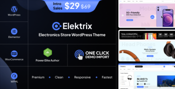 Elektrix - Electronics Store WooCommerce Theme