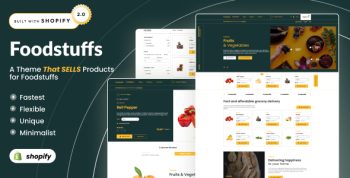 Food Stuffs - Organic Food & Agriculture Shopify 2.0 Store