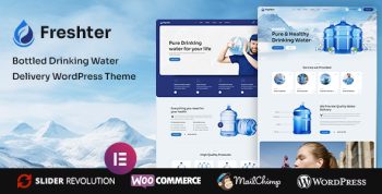 Freshter - Bottled Drinking Water Delivery WordPress Theme