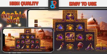 HTML Desert Treasures Arabic Slot Game