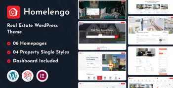 Homelengo - Real Estate WordPress Theme