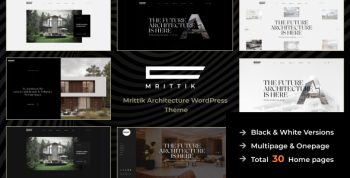 Mrittik - Architecture Interior Design WordPress