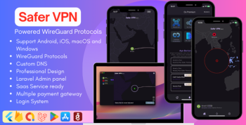 Safer VPN: Cross-Platform WireGuard Flutter