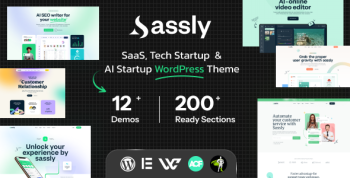 Sassly | SaaS, AI & Tech Startup Theme
