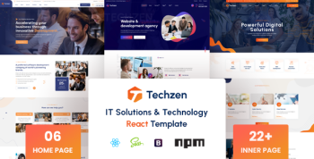 Techzen - IT Solutions & Technology React Template