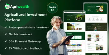 AgriWealth - Agricultural HYIP Investment  Solution