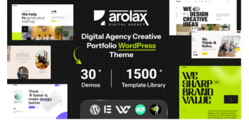 Arolax | Creative Digital Agency Theme