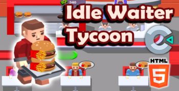 Burger Cafe Idle Tycoon – HTML5 Game – C3P