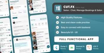 CutFX : Salon App -  Appointments Managements, Services management, Manage salon