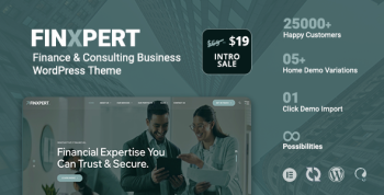 Finxpert - Finance & Consulting Business WordPress Theme