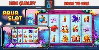 HTML Aqua Slot Game