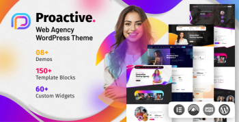 Proactive - Web Design Agency WordPress Theme