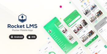 Rocket LMS Flutter Mobile App - Learning Management System for Android and iOS