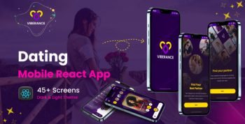 Viberance – Dating Mobile App React Native Template