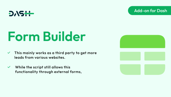 Form Builder – Dash SaaS Add-on