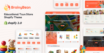 Brainybean - Education Toys Store Shopify Theme