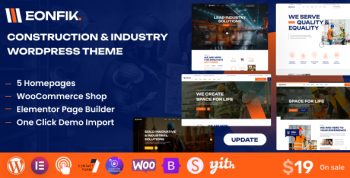 Eonfik - Construction WordPress Theme