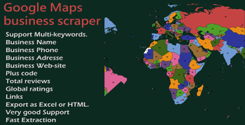 Google Maps Data Scrapper & Multi-keywords