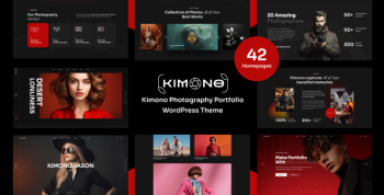 Kimono - Photography Portfolio WordPress Theme