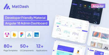 MatDash Material Angular Admin Template